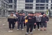 Adalet Sarayı Şantiyesinde İşçiler Eylemde: “Alın Terimizi Ödeyin”