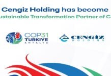 Doğayı Kazan Cengiz Holding, İklim Zirvesinde Ortak Oldu